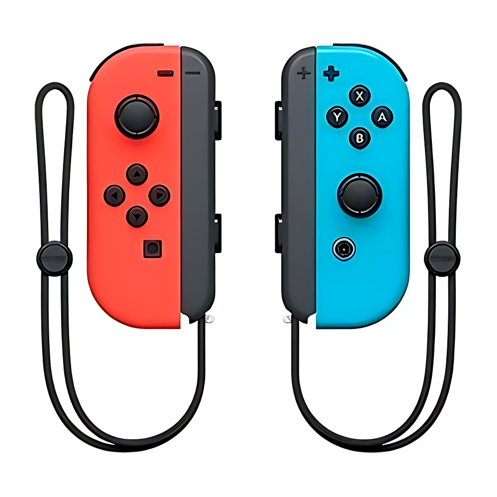 JOY CON NINTENDO SWITCH NEON RED Y BLUE MEDIO USO