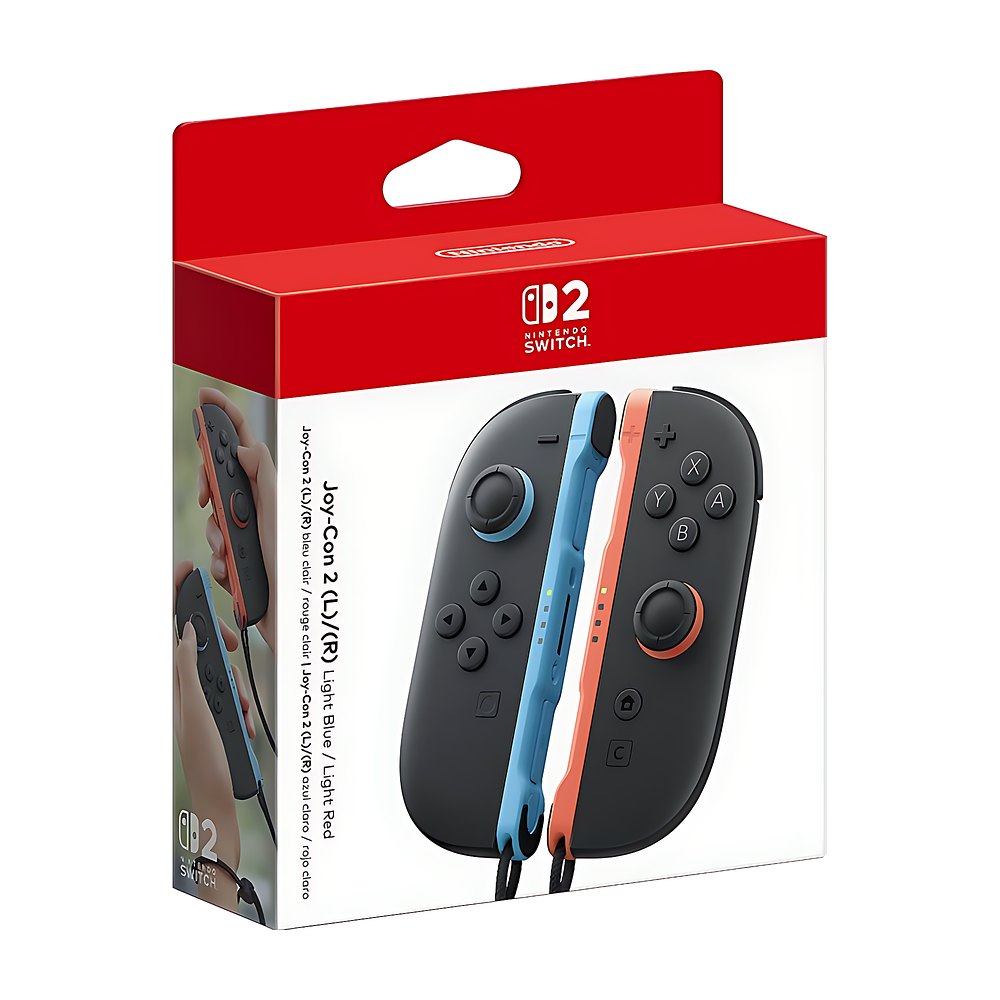 JOY CON NINTENDO SWITCH 2 BLUE RED
