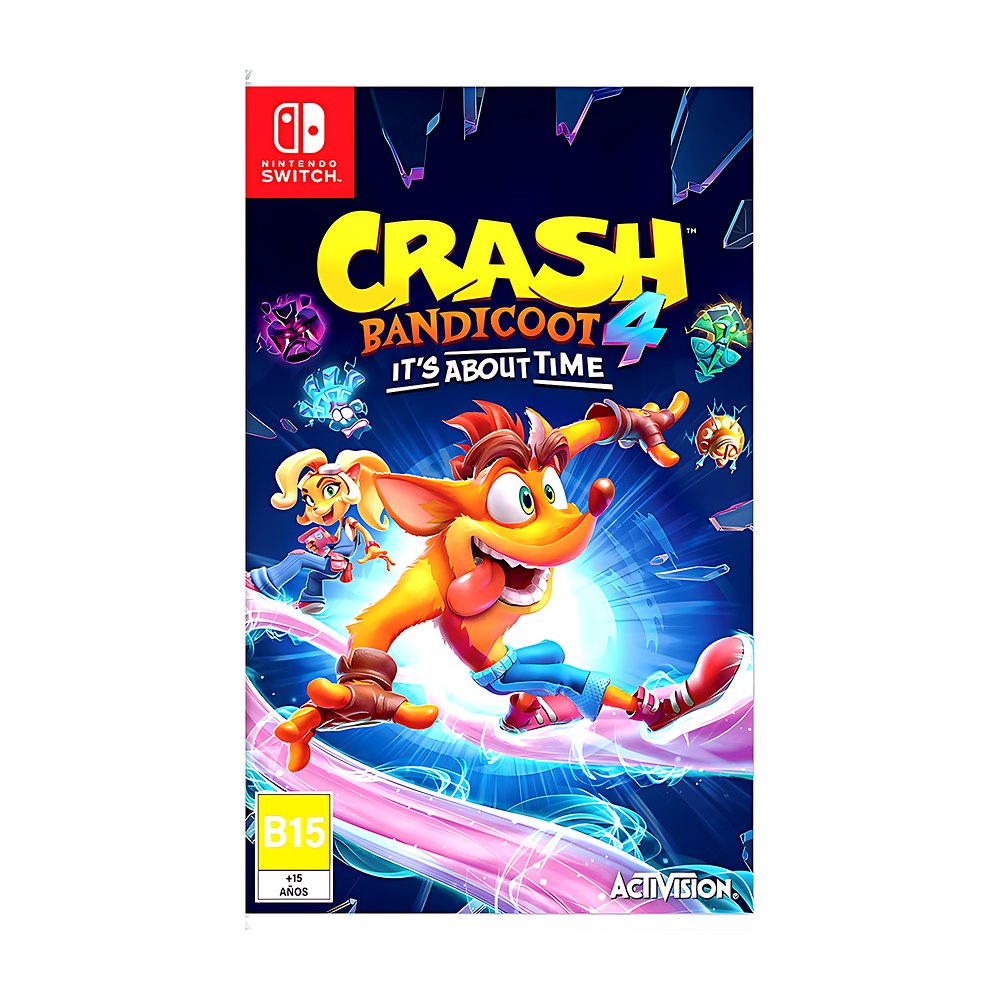 JUEGO NINTENDO SWITCH CRASH BANDICOOT 4 ITS ABOUT TIME