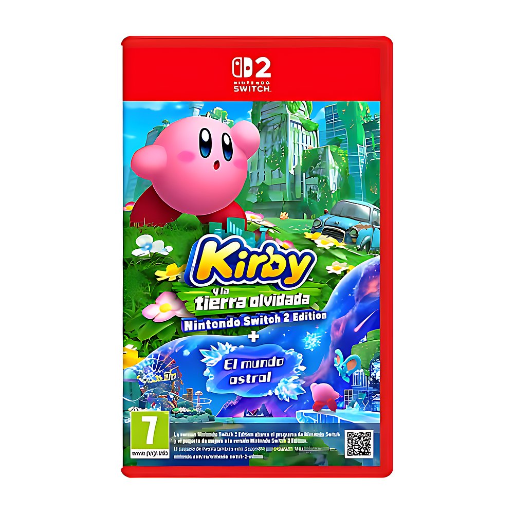 JUEGO NINTENDO SWITCH 2 KIRBY Y LA TIERRA OLVIDADA