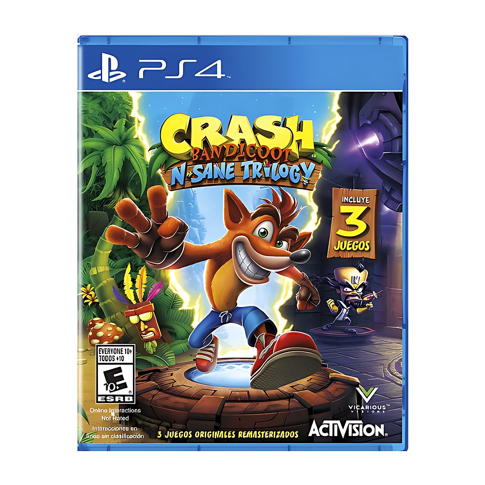 JUEGO PS4 CRASH BANDICOOT N´SANE TRILOGY
