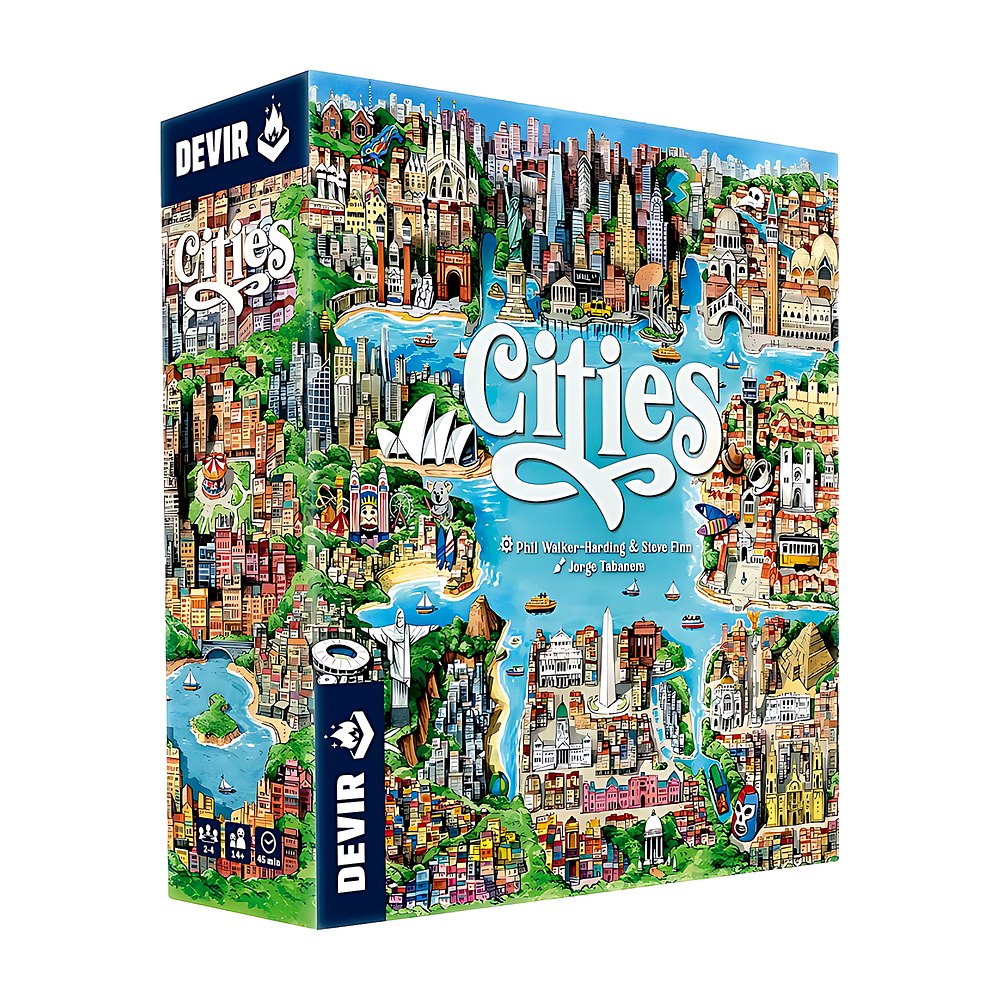JUEGO DE MESA Cities - Spanish