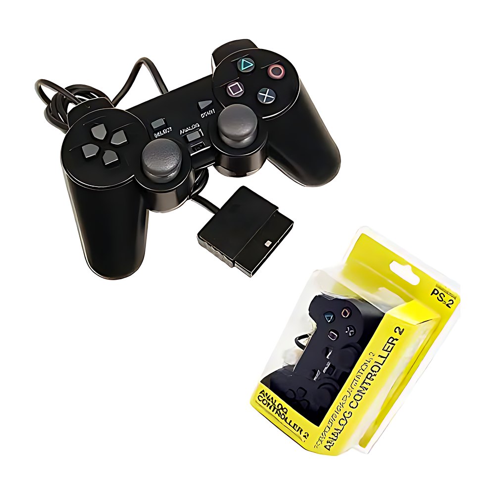PALANCA PS2 GENERICA CON CABLE CAJA AMARILLA
