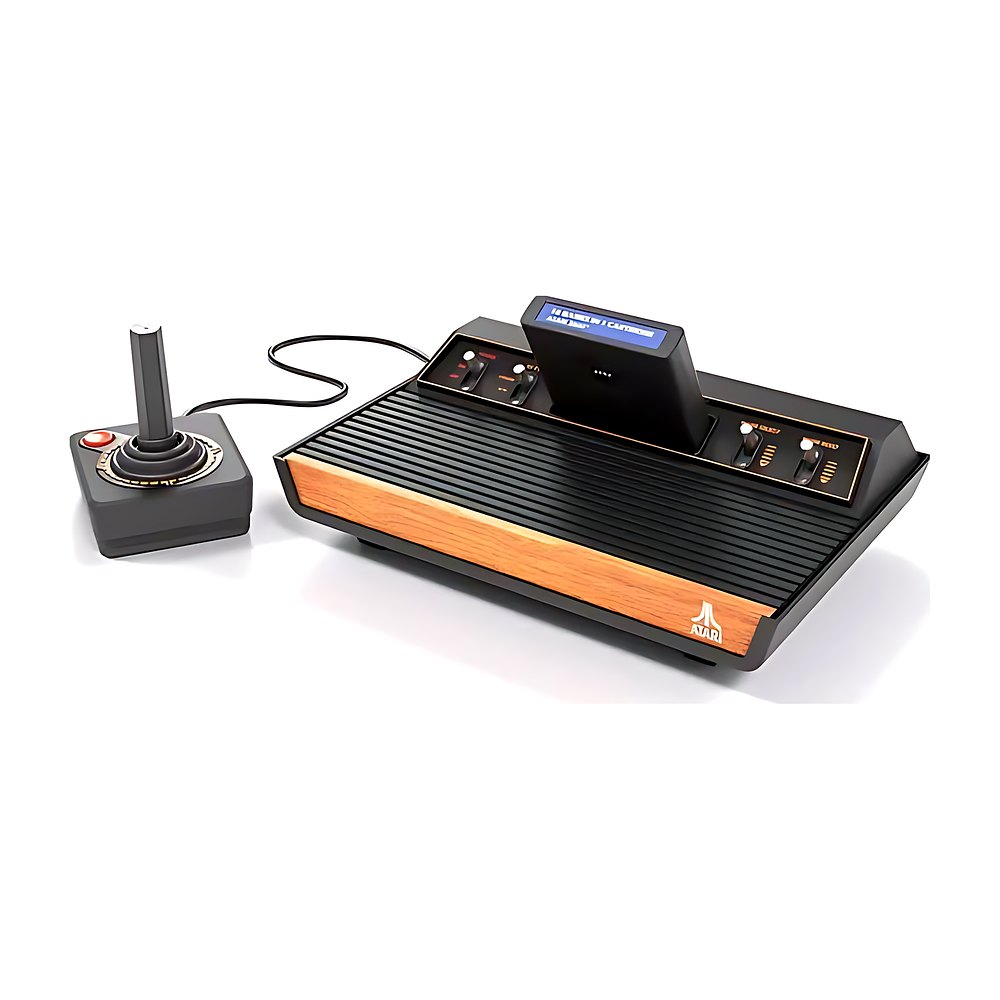 CONSOLA ATARI 2600 ORIGINAL MEDIO USO + CARGADOR +2 JUEGOS MEDIO USO